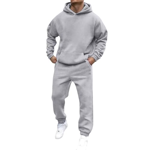Jogginganzug Herren set Sweatshirt und Jogginghose Warmes Trainingsanzug Langarm Sportanzug Sport Outfit set Zweiteiler Elegant Jogger set Bequem Baggy Stretch Fitnessanzug Jogginganzug Herren set Sweatshirt und Jogginghose Warmes Trainingsanzug Langarm Sportanzug Sport Outfit set Zweiteiler Elegant Jogger set Bequem Baggy Stretch Fitnessanzug von unilarinna
