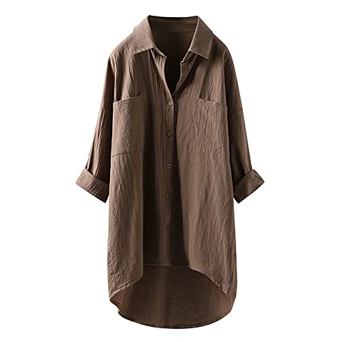 Musselin Bluse Damen, Leinenbluse Damen Sommer Herbst Langarm Große Größen Tunika V-Ausschnitt Hemdbluse Blusenkleid Leinen Elegant Longbluse Blusenshirt Mittelalter Tuniken Damenblusen Musselin Bluse Damen, Leinenbluse Damen Sommer Herbst Langarm Große Größen Tunika V-Ausschnitt Hemdbluse Blusenkleid Leinen Elegant Longbluse Blusenshirt Mittelalter Tuniken Damenblusen von unilarinna