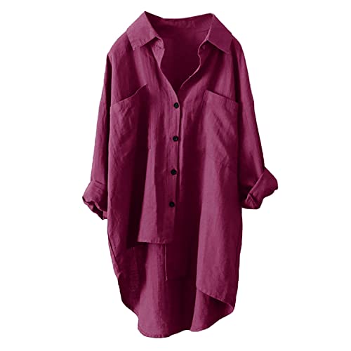 Musselin Bluse Damen, Leinenbluse Damen Sommer Herbst Langarm Große Größen Tunika V-Ausschnitt Hemdbluse Blusenkleid Leinen Elegant Longbluse Blusenshirt Mittelalter Tuniken Damenblusen Musselin Bluse Damen, Leinenbluse Damen Sommer Herbst Langarm Große Größen Tunika V-Ausschnitt Hemdbluse Blusenkleid Leinen Elegant Longbluse Blusenshirt Mittelalter Tuniken Damenblusen von unilarinna
