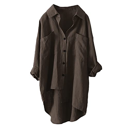 Musselin Bluse Damen, Leinenbluse Damen Sommer Herbst Langarm Große Größen Tunika V-Ausschnitt Hemdbluse Blusenkleid Leinen Elegant Longbluse Blusenshirt Mittelalter Tuniken Damenblusen Musselin Bluse Damen, Leinenbluse Damen Sommer Herbst Langarm Große Größen Tunika V-Ausschnitt Hemdbluse Blusenkleid Leinen Elegant Longbluse Blusenshirt Mittelalter Tuniken Damenblusen von unilarinna