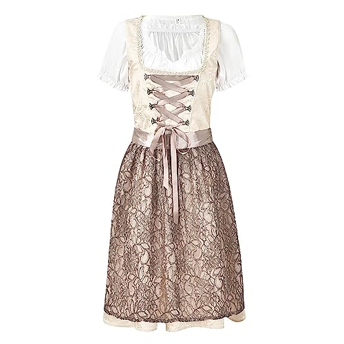 Trachtenkleid Damen Sommer, Hochgeschlossen Modern Grosse Grössen Festlich Trachtenrock Dirndlbluse Kurzarm midi Elegant Spitze Dirndl Trachtenkleid Günstig Gr 48 Dirndlschürzen Trachtenmieder Trachtenkleid Damen Sommer, Hochgeschlossen Modern Grosse Grössen Festlich Trachtenrock Dirndlbluse Kurzarm midi Elegant Spitze Dirndl Trachtenkleid Günstig Gr 48 Dirndlschürzen Trachtenmieder von unilarinna