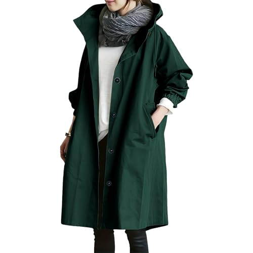 unilarinna Damen Regenjacke Winterjacke Damen Jacke Sommer Leichte Sommerjacke Bomberjacke Jacke Regenmantel Herren Wasserdicht Atmungsaktiv Regenmantel Herren Lang Wasserdicht Softshelljacke von unilarinna