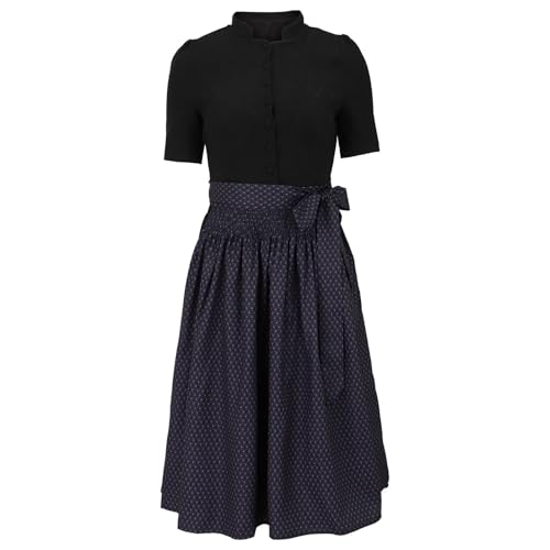 unilarinna Dirndl Damen Trachtenkleid Mit Schürze Trachtenmode Für Oktoberfest Dirndlkleid Halloween Kostüm Damen Cocktailkleid Dirndlbluse Weiß Dirndl Bluse Langarm Lang Bluse Schwarz Dirndlbluse von unilarinna