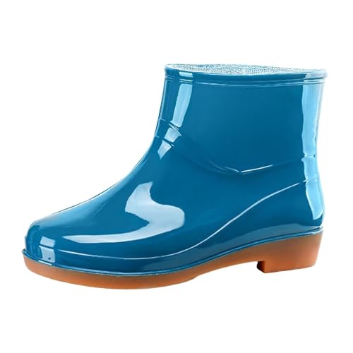 unilarinna Gummistiefel Herren Gummistiefel Damen Kurze Halbhoch Stylische Boots Wasserdicht rutschfest Geeignet Regentag Rutschiger Boden Gartenschuhe Damen Herren Kurz Halbhoch 37 36 Kurze Chelsea von unilarinna