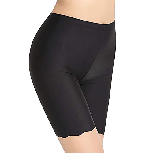 Radlerhose Damen Kurze Hose Damen Shorts Leggings High Waist Shorts Unter Kleid Rock Anti Scheuern Bequem hohe Taille Boxershorts Hotpants Elastisch Leicht Kurze von unilarinna