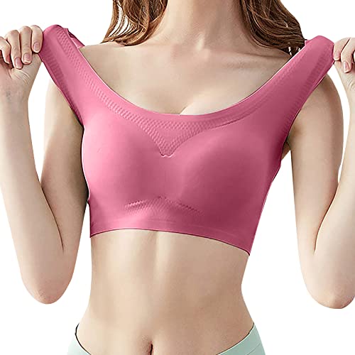 unilarinna Ultradünner EIS-Seiden-BH für Damen, komfortabler, Nahtloser, kabelloser Sport-BH in Übergröße mit herausnehmbaren Polstern Bustier Mehrpack unilarinna Ultradünner EIS-Seiden-BH für Damen, komfortabler, Nahtloser, kabelloser Sport-BH in Übergröße mit herausnehmbaren Polstern Bustier Mehrpack von unilarinna