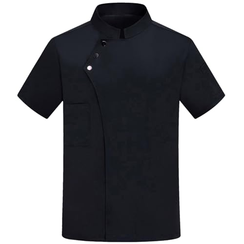 Unisex Kochjacke Kurzarm Kochmantel Kurz Uniform Küche Arbeitsjacke Herren Berufsbekleidung Sommer Kochbekleidung Damen Mit Druckknopf Kochuniform Bäckerjacke Kochkleidung Kochuniformen Unisex Kochjacke Kurzarm Kochmantel Kurz Uniform Küche Arbeitsjacke Herren Berufsbekleidung Sommer Kochbekleidung Damen Mit Druckknopf Kochuniform Bäckerjacke Kochkleidung Kochuniformen von unilarinna