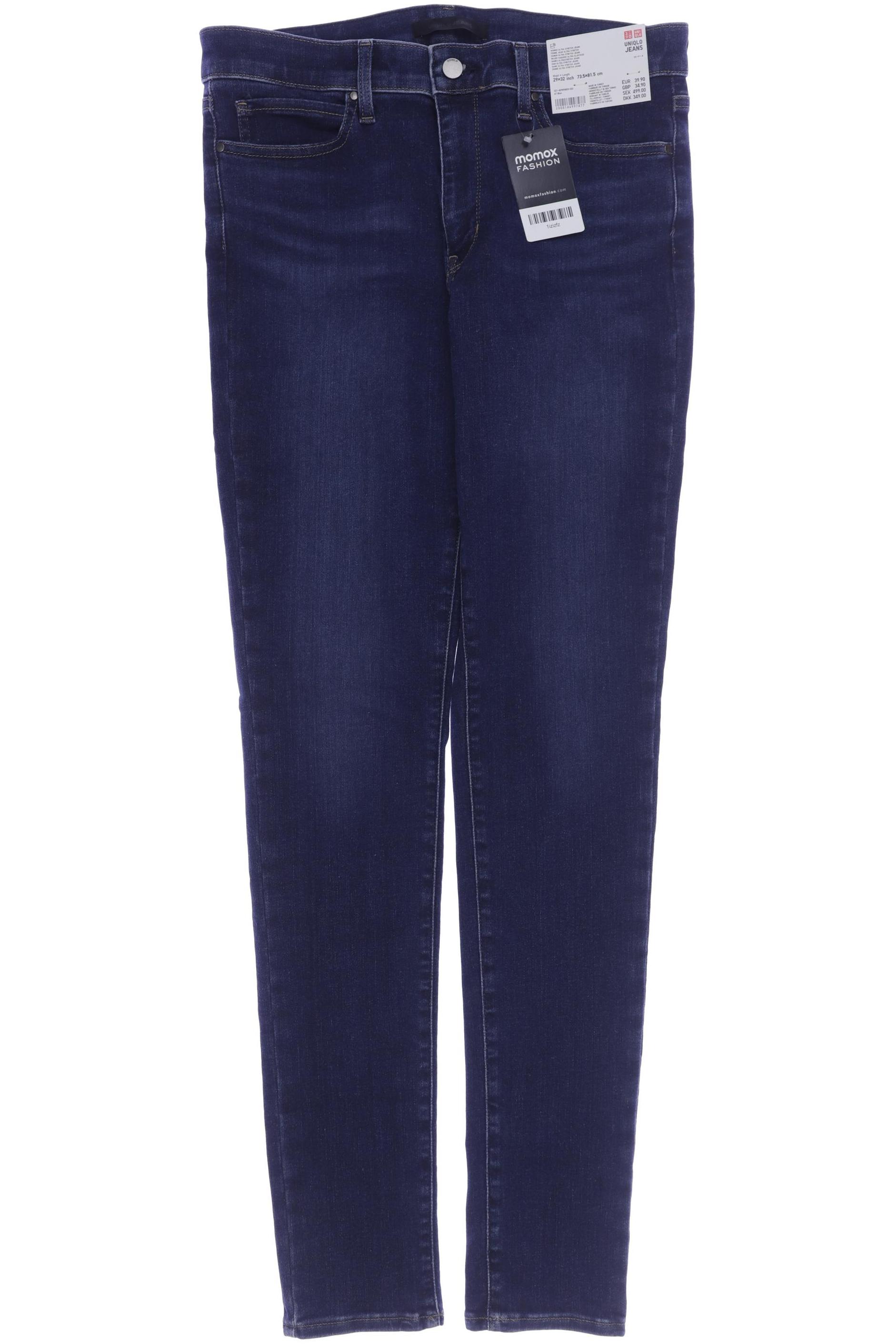 uniqlo Damen Jeans, blau, Gr. 40 von uniqlo