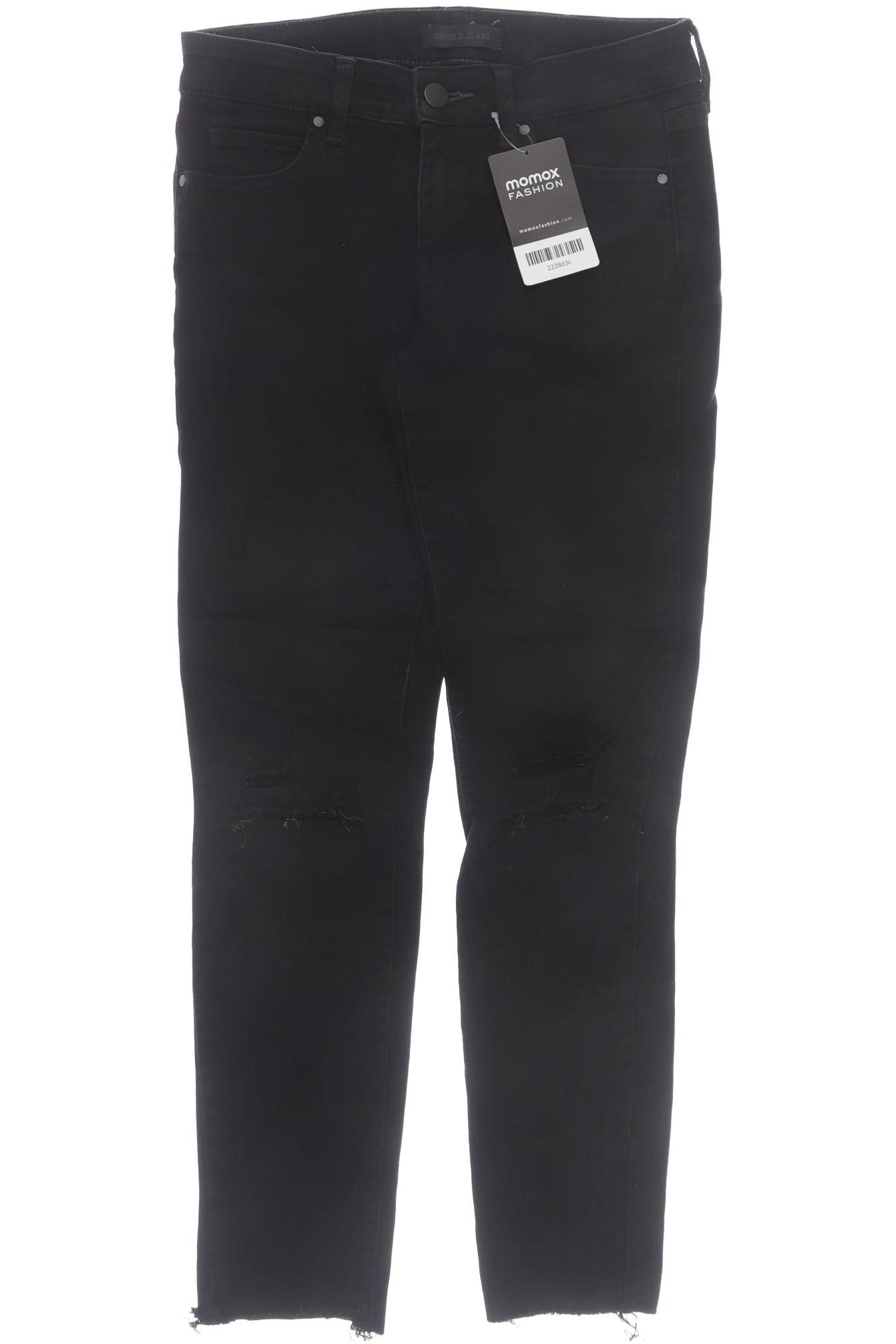 uniqlo Damen Jeans, schwarz von uniqlo