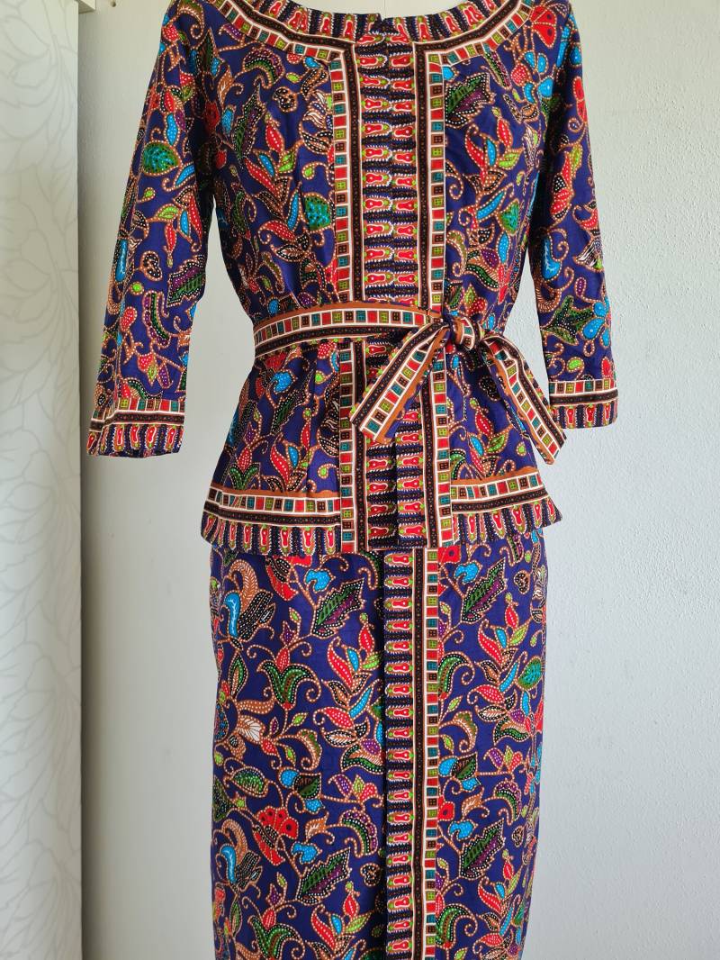 70Er Vintagekleid, Vintageset B-Wolle Herbst von uniqueMG