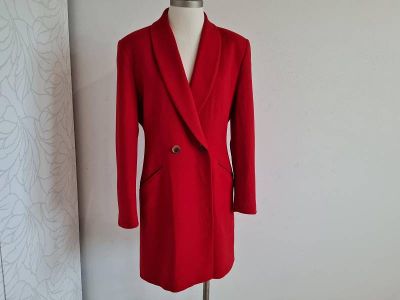 Gr.36-38 Vintage Kurzmantel Rot von uniqueMG