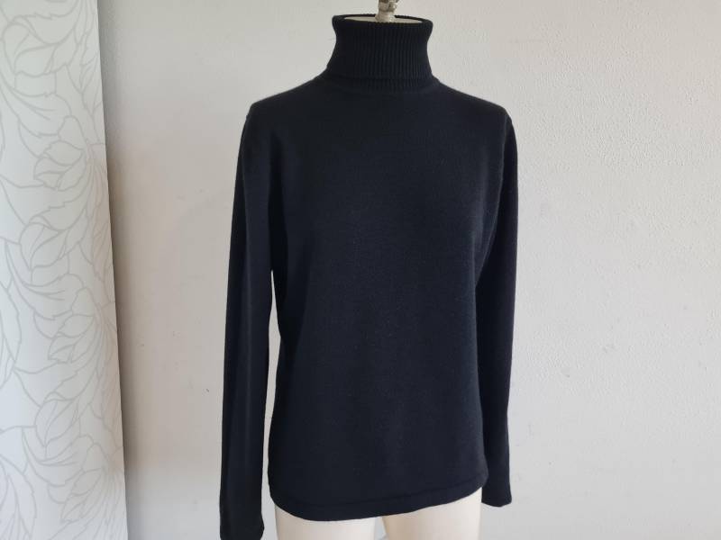 Gr.40 Kaschmir Vintagepulli Schwarz von uniqueMG