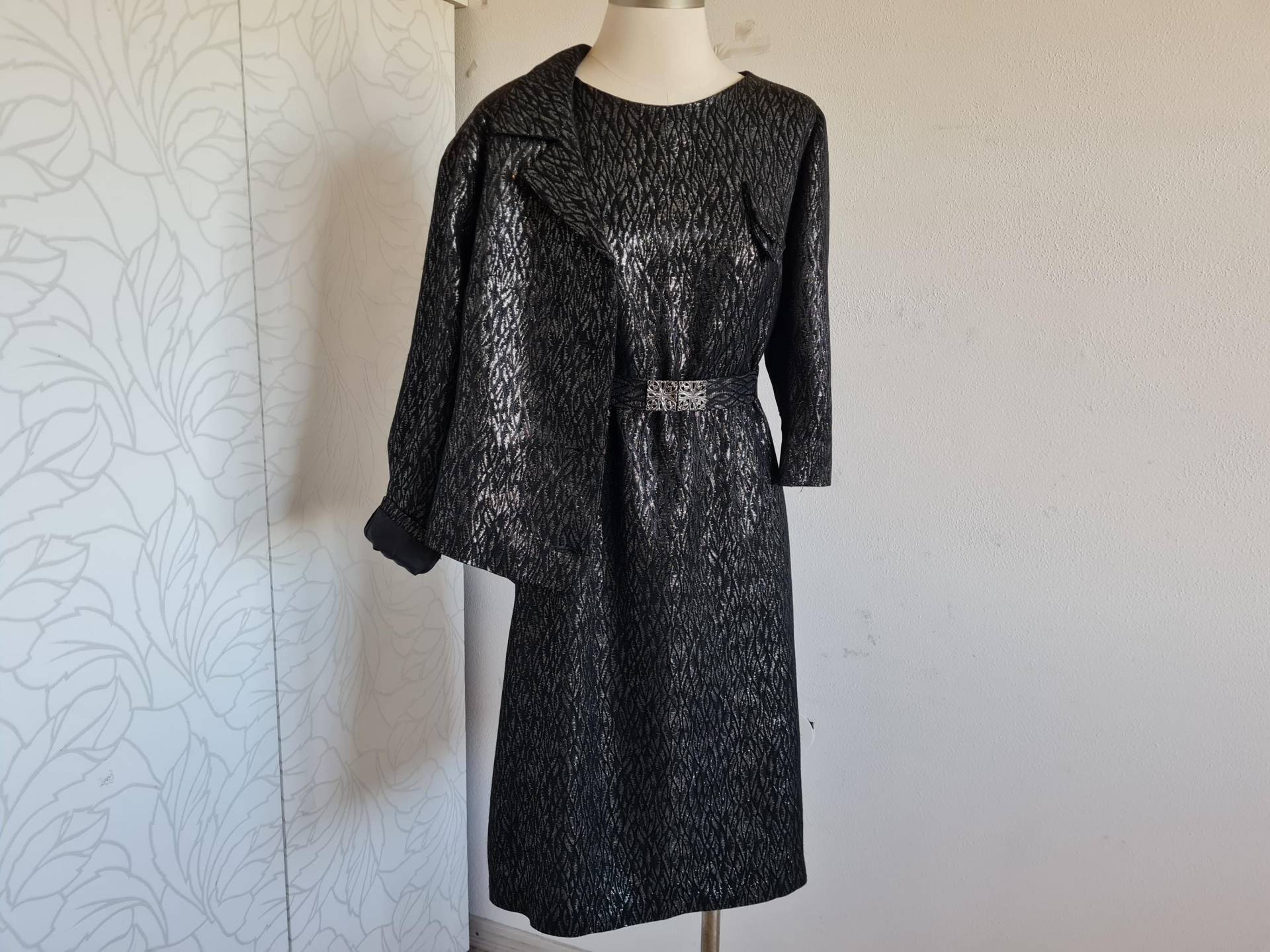 Gr.40 Vintageset 60Er Jahre Kleid Jacke von uniqueMG