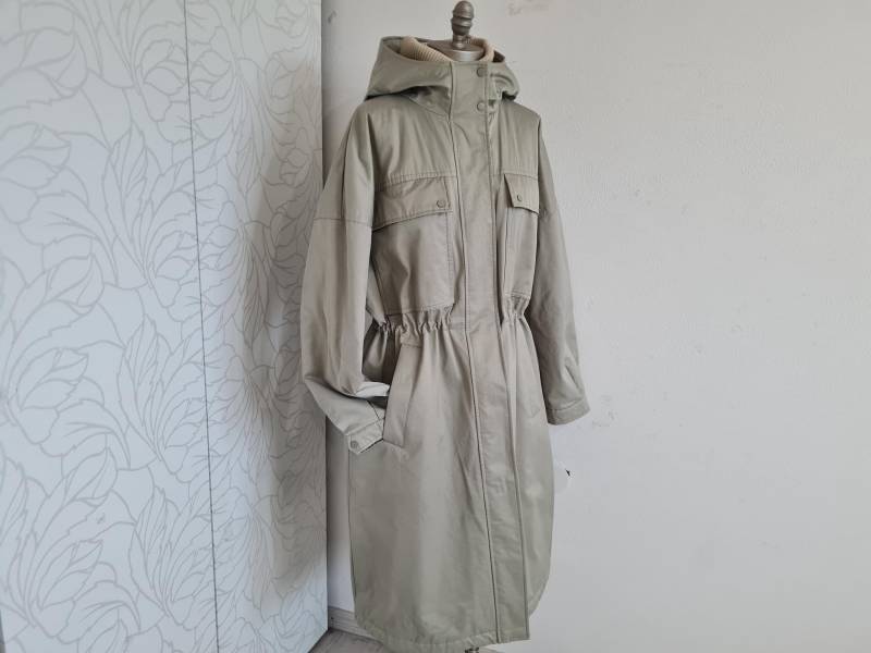 Gr.42-44 Esprit Vintage Kapuzenmantel Wintermantel Mintgrün von uniqueMG