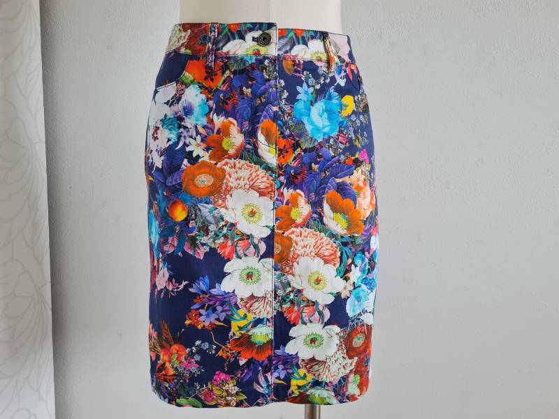 Marc Aurel Vintage Minirock Y2K Style Blumig von uniqueMG