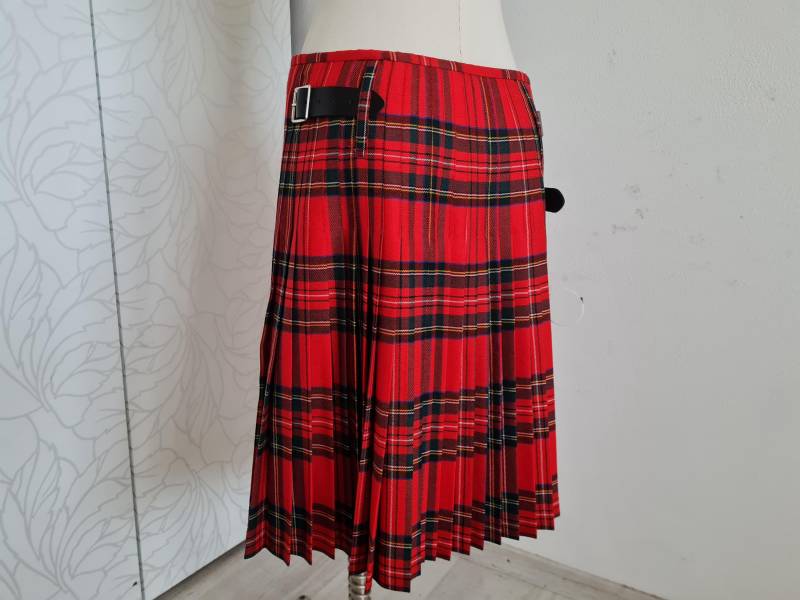 Vintage Kilt Aus Irland Kariert Faltenrock Herrenrock von uniqueMG