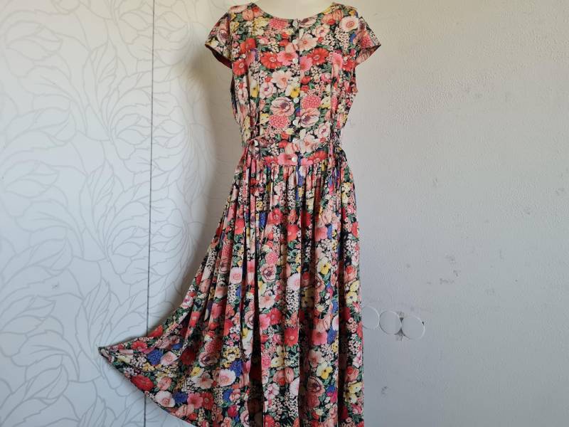 Vintagekleid Grm/L Sommerkleid Geblümt von uniqueMG