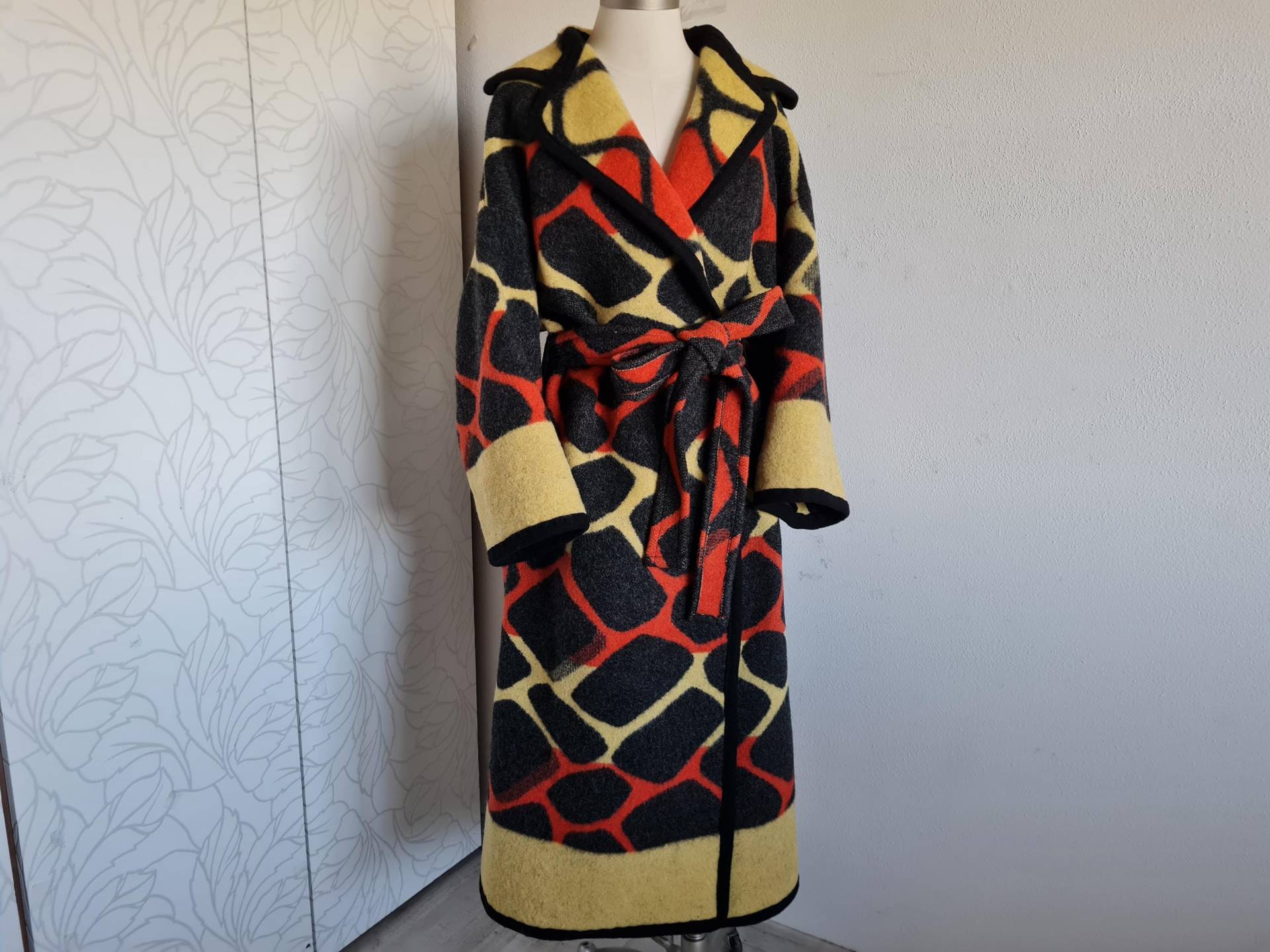 Vintagemantel Gemustert Gr.42 von uniqueMG