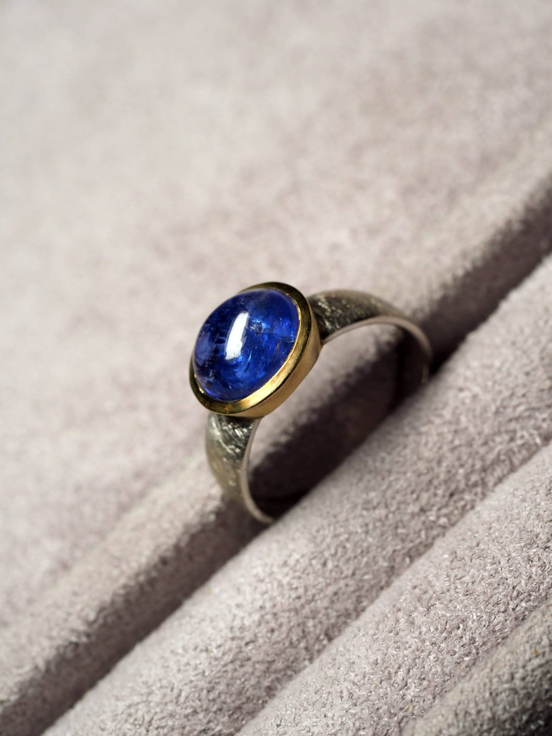 Tansanit-Ring Silber, Natürlicher Blauer Echter Edelstein, Feiner Schmuck, Herren-Unisex-Schmuck, Geburtsstein Dezember, Geschenk Für Ihn von uniquecrystaljewels