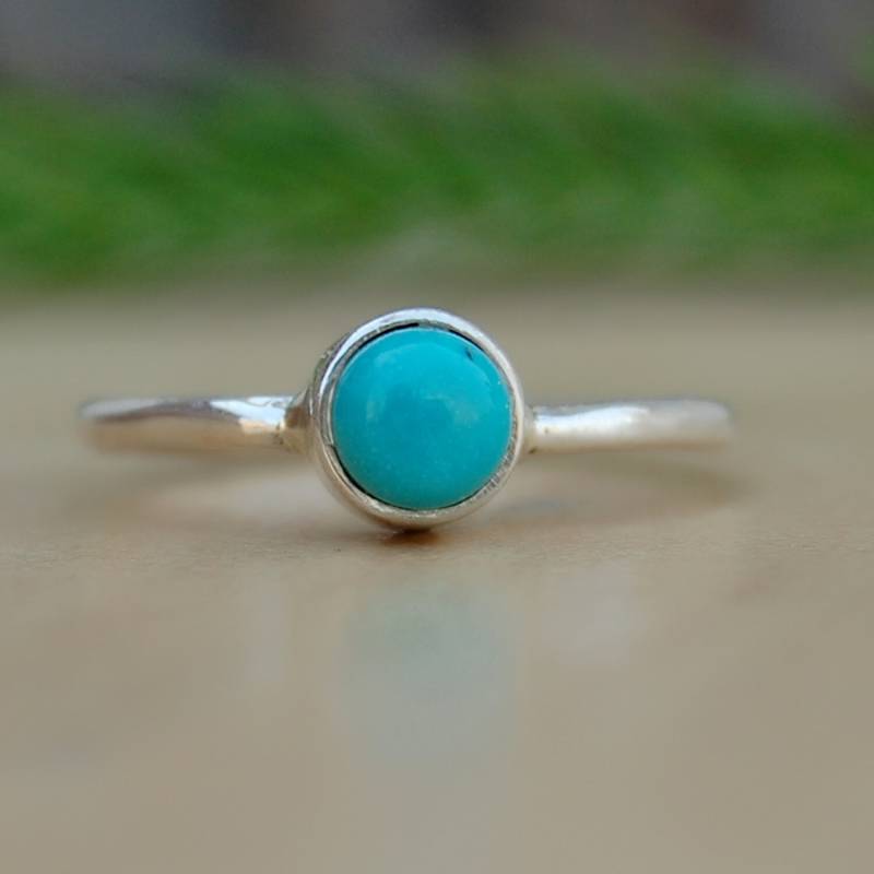 Dornröschen Türkis Ring Arizona Stapelbarer Schmuck von uniquegemsjewels