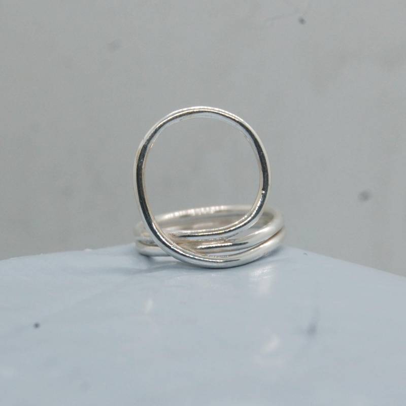 Sterling Silber Statement Band Ring Dicker Stapelschmuck Sterling Silber Statement Band Ring Dicker Stapelschmuck von uniquegemsjewels