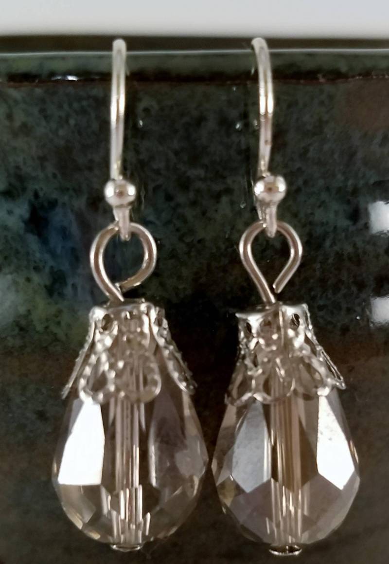 Kristall Tropfen Ohrringe Kristall Tropfen Ohrringe von uniquejewelrybypb