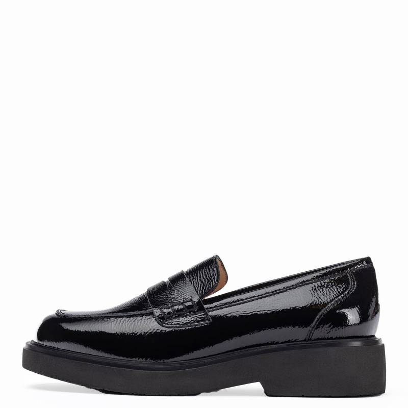 unisa - Loafer mit Riegel schwarz - Gr. - 40 von unisa