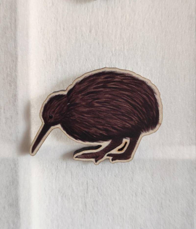 Meeresvögel Kiwi - Pin Aus Holz Meeresvögel Kiwi - Pin Aus Holz von unleashthemerch