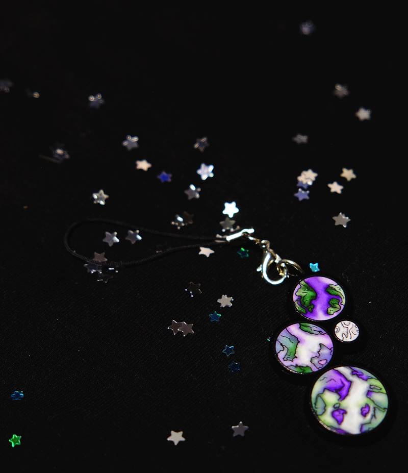 Planet Pride Genderqueer - Einseitiger Acryl Schlüsselanhänger Planet Pride Genderqueer - Einseitiger Acryl Schlüsselanhänger von unleashthemerch