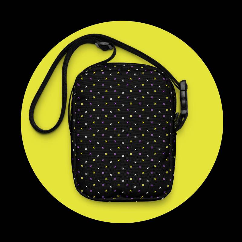 Enby Crossbody/Subtile Nonbinary Pride Umhängetasche Enby Crossbody/Subtile Nonbinary Pride Umhängetasche von unsaboralibertad
