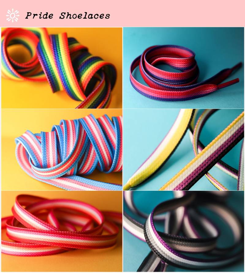 Lgbt Pride Schnürsenkel Flaches Subtiles Zubehör von unsaboralibertad
