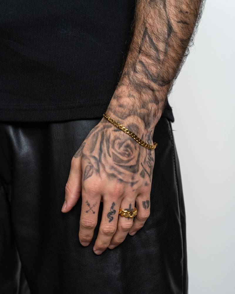 Cuban Armband 5mm in Gold Aus 316L Edelstahl & 18K - Streetwear Miami Link Bracelet Dainty For Men By Unshinebar von unshinebar