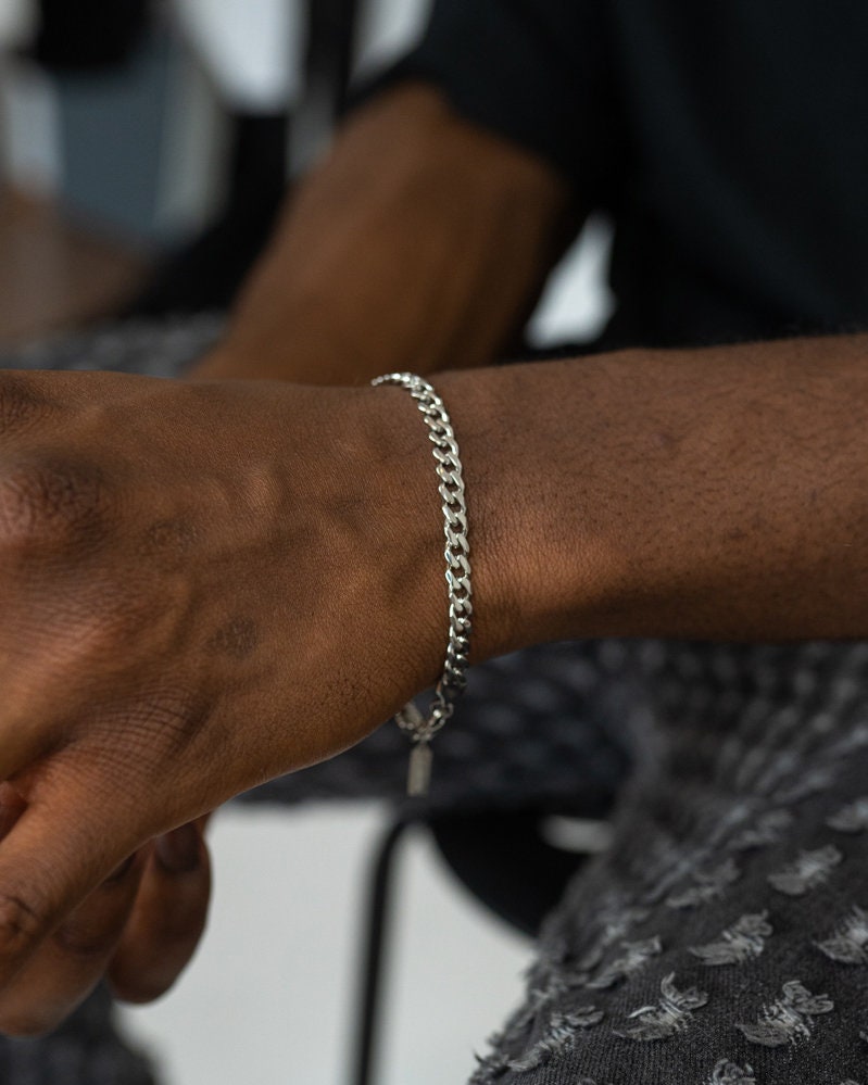 Cuban Armband in 5mm Breite Aus 316L Edelstahl Und 18K Gold - Streetwear Dainty Link Miami Bracelet For Men & Women By Unshinebar von unshinebar