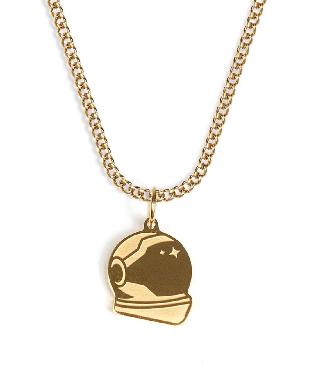 Racing Helmet Kette Mit Anhänger Aus Edelstahl Und 18K Gold - Unisex Jewelry Necklace For Men & Women By Unshinebar Racing Helmet Kette Mit Anhänger Aus Edelstahl Und 18K Gold - Unisex Jewelry Necklace For Men & Women By Unshinebar von unshinebar