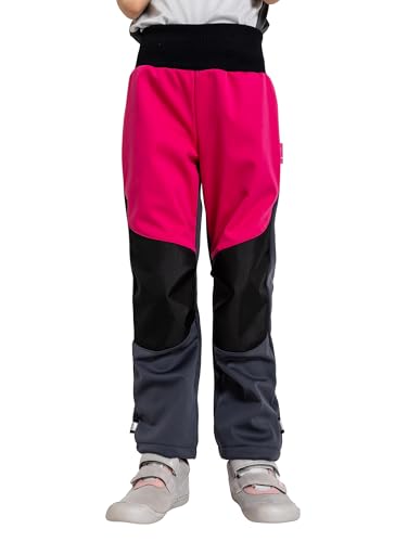 Kinder Softshell Hose Flexi mit Fleece Elastische Wasserabweisend und Winddichte Atmungsaktive Outdoorhose Funktionshose Freizeithose Kinder Softshell Hose Flexi mit Fleece Elastische Wasserabweisend und Winddichte Atmungsaktive Outdoorhose Funktionshose Freizeithose von unuo