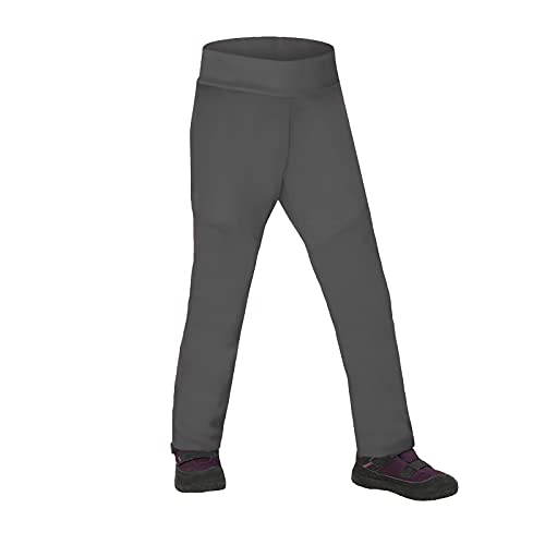 Kinder Softshell Hose Sporty mit Fleece Elastische Wasserabweisend und Winddichte Atmungsaktive Outdoorhose Funktionshose Freizeithose von unuo