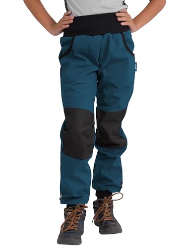 unuo, Kinder Softshellhose mit Fleece Street Strong, Kobalt von unuo