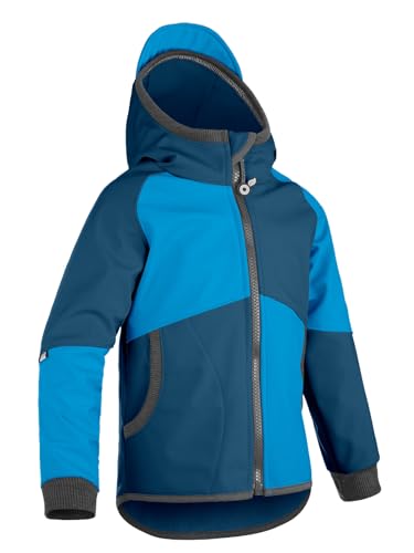unuo, Kinder Softshelljacke mit Fleece Street, Kobalt, Türkis unuo, Kinder Softshelljacke mit Fleece Street, Kobalt, Türkis von unuo