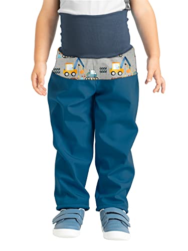unuo, Kleinkinder Softshellhose mit Fleece Fütterung Hose Wasserabweisend Winddicht Atmungsaktiv Warm Funktionshose Regenhose Basic von unuo