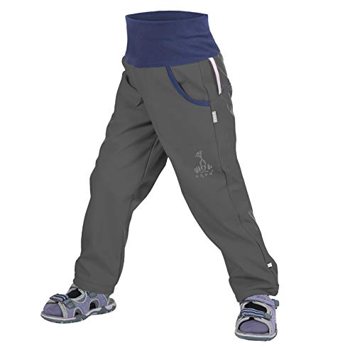 unuo Kinder Softshellhose Hose Wasserabweisend Winddicht Atmungsaktiv Funktionshose Regenhose Ohne isolierungsschicht von unuo