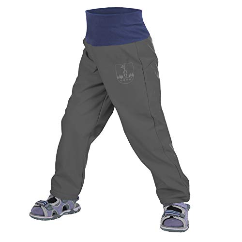 unuo Kinder Softshellhose Hose Wasserabweisend Winddicht Atmungsaktiv Funktionshose Regenhose Ohne isolierungsschicht von unuo