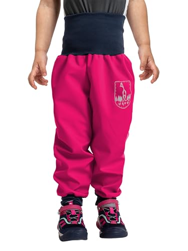 unuo Kinder Softshellhose Hose Wasserabweisend Winddicht Atmungsaktiv Funktionshose Regenhose Ohne isolierungsschicht von unuo