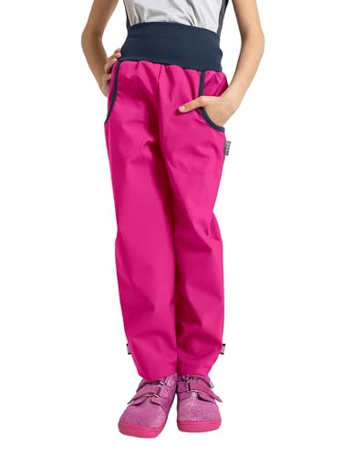 unuo, Kinder Unisex Softshell Hose mit Fleece Wasserabweisend und Winddichte Atmungsaktive Outdoorhose Funktionshose Basic von unuo