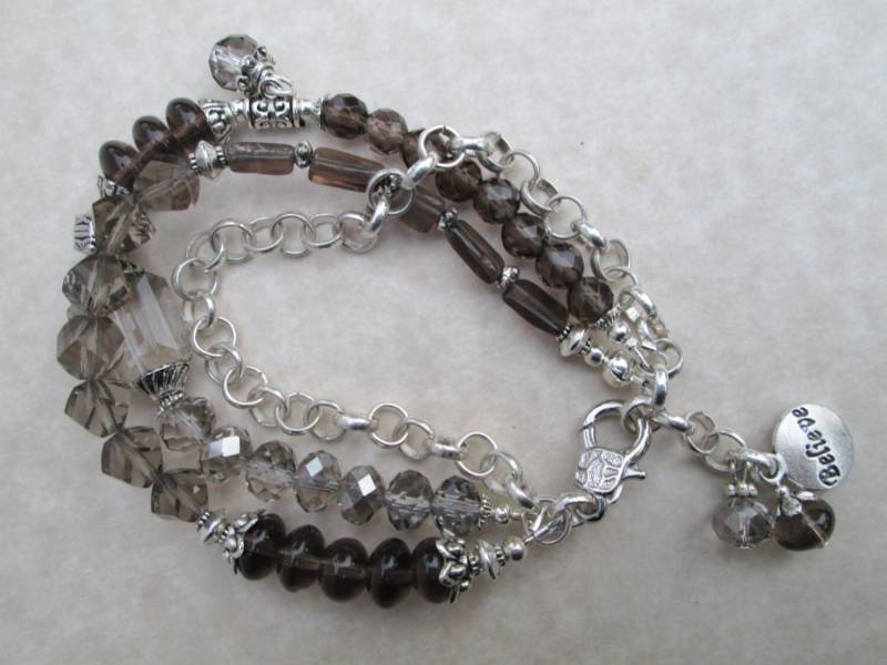 Believe Rauchquarz Bettelarmband Believe Rauchquarz Bettelarmband von unusualadornments