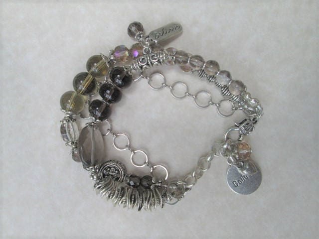 Dreistrangiges Rauchquarz Armband Dreistrangiges Rauchquarz Armband von unusualadornments
