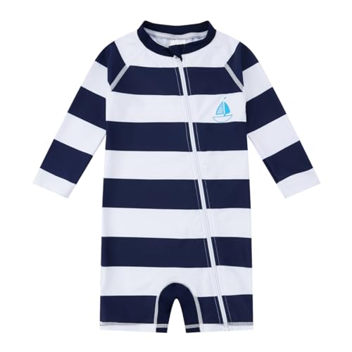 upandfast Baby Sonnenschutzanzug mit Durchgehendem Reißverschluss(Streifen,18-24 Monate) von upandfast