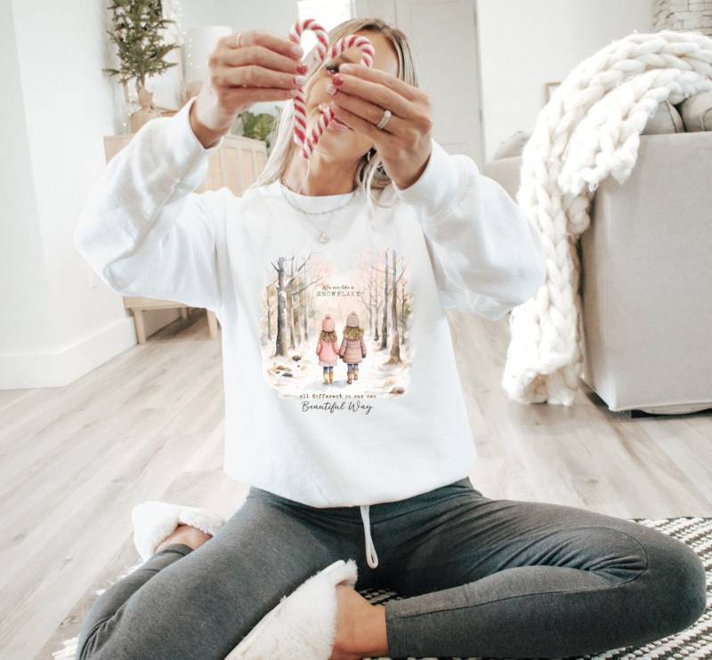 Christmas Winter Sweater - Walking Wonderland Boho Clothing Cute Sweatshirt Cottagecore-style von upcreativ