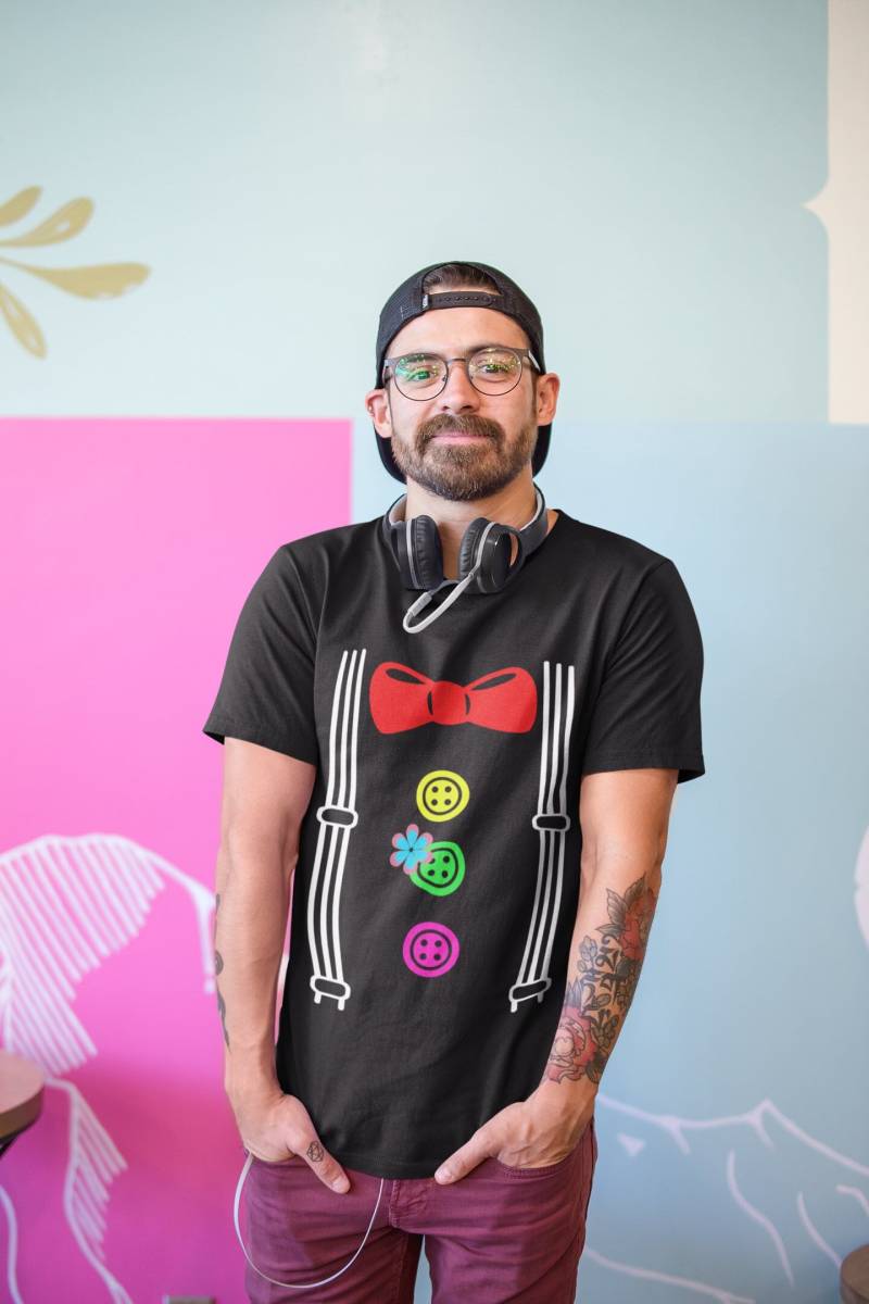 Clown Shirt Herren - Kostüm Karneval Faschingskostüm Tshirt- Erwachsene Verkleidung von upcreativ