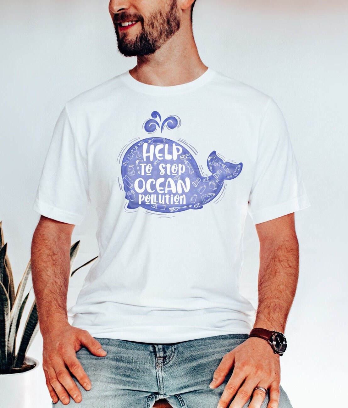 Earth Day Shirt, Defend The Sea, Save Ocean, Awareness Gift, Eco-Friendly Umweltschützer, Save Planet Shirt von upcreativ