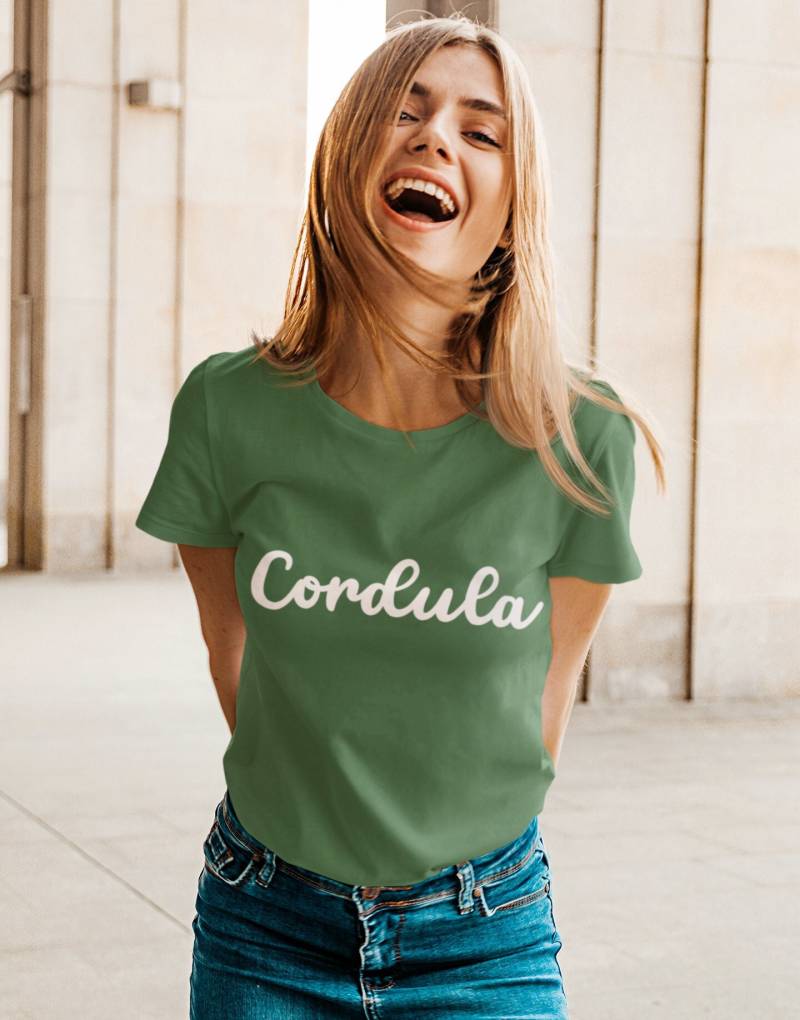 Karneval Shirt Cordula - Lustiges Fasching Thema Party Kostüm Damen Karnevalparty Verkleidung von upcreativ